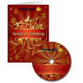 Red & Gold Mantovani Christmas Greeting Card with Matching CD